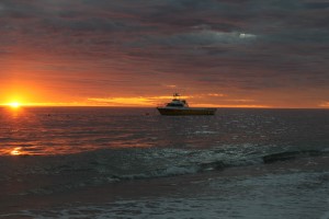 Sonnenuntergang in Horrocks