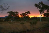 Sonnenuntergang im Karijini NP