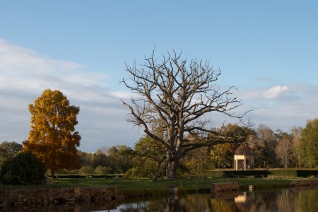 Garten vom Wasserschloss in Cormatin