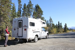 Stellplatz am Kluane Lake