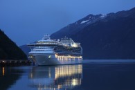 Kreuzfahrtschiff in Skagway