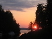 Sonnenuntergang am Telegraph Cove