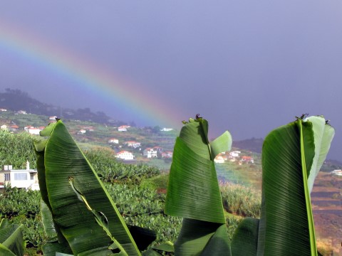 Regenbogen ber Ponta do Sol