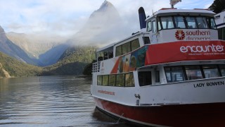 Lady Bowen, unser Schiff im Milford Sound