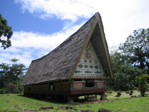 altes Herrenhaus auf Palau