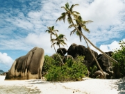 Felsen auf La Digue