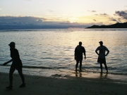 Abendstimmung auf La Digue