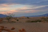 Sanddünen am Abend