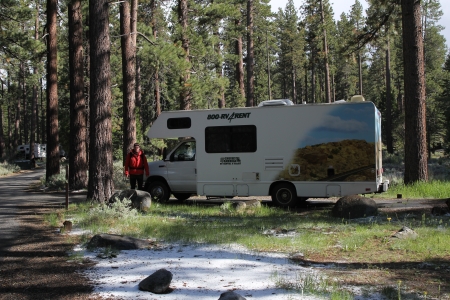 Stellplatz am Lake Tahoe